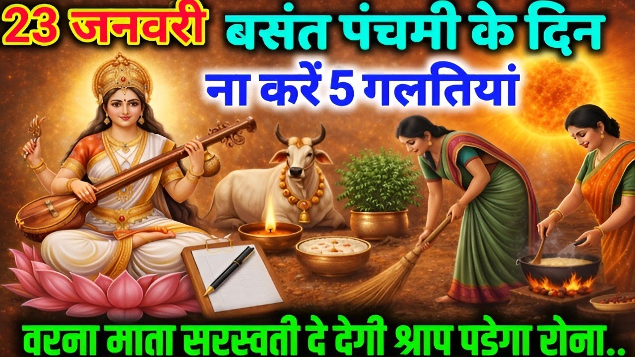 23 जनवरी बसंत पंचमी पर भूलकर भी मत करना ये काम वरना पूरे जीवन का नाश हो जाएगा #basantpanchmi 