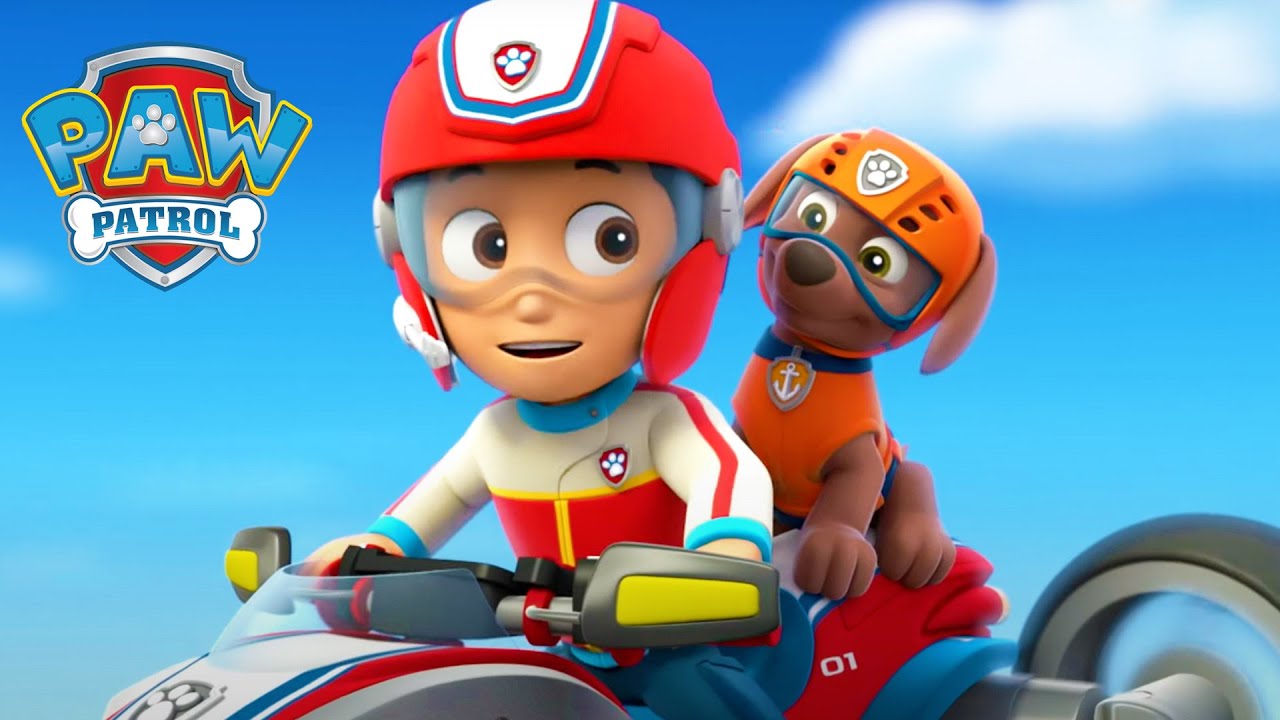 Rescates acuáticos - La Patrulla Canina PAW Patrol - Dibujos animados para niños