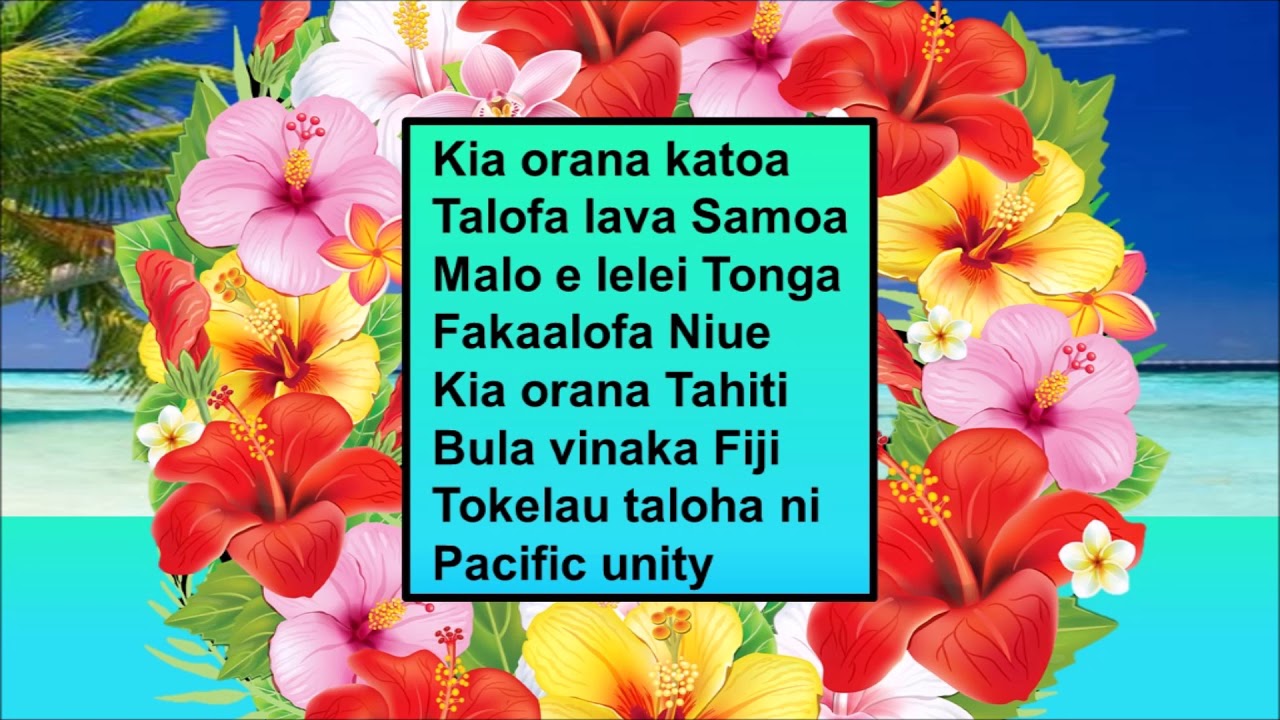 Warm Pacific Greetings (for schools)