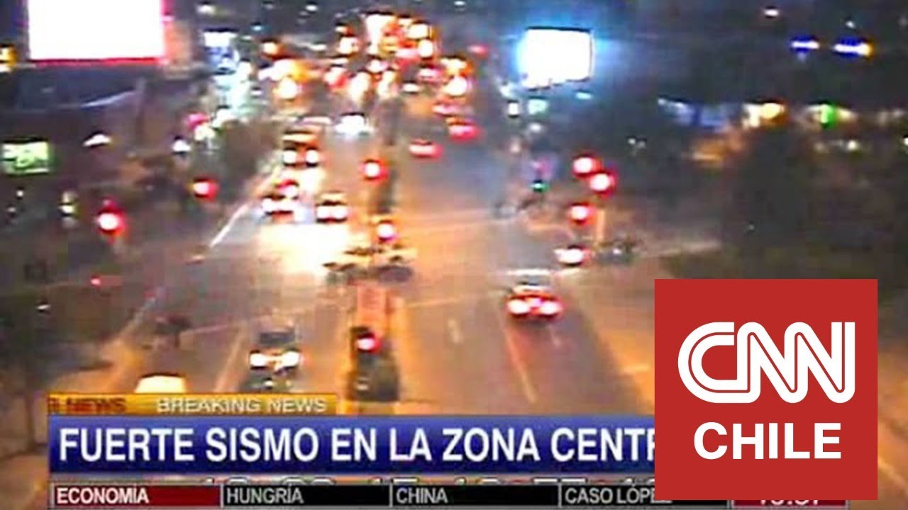 Así se sintió en vivo el terremoto en CNN Chile