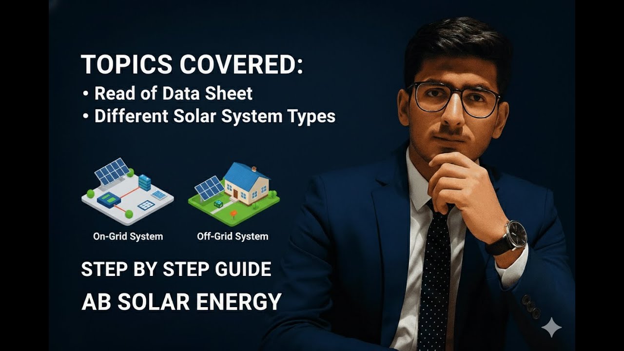 How to read the data sheet of Solar Panels