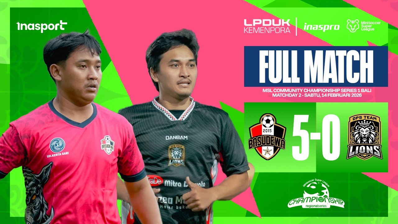 BASUDEWA VS DENPASAR LIONS | MINI SOCCER LEAGUE BALI 2026 | MATCHDAY 2