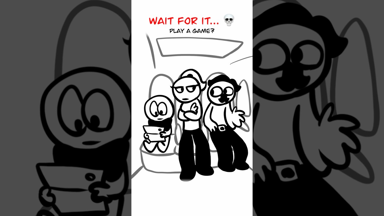 Questions Game 😅 (Animation Meme) Anim: RedFlowerCrown #shorts