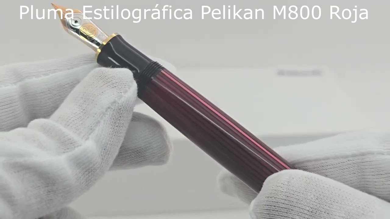 Cruzaltpens - Pluma Estilográfica Pelikan M800 Roja