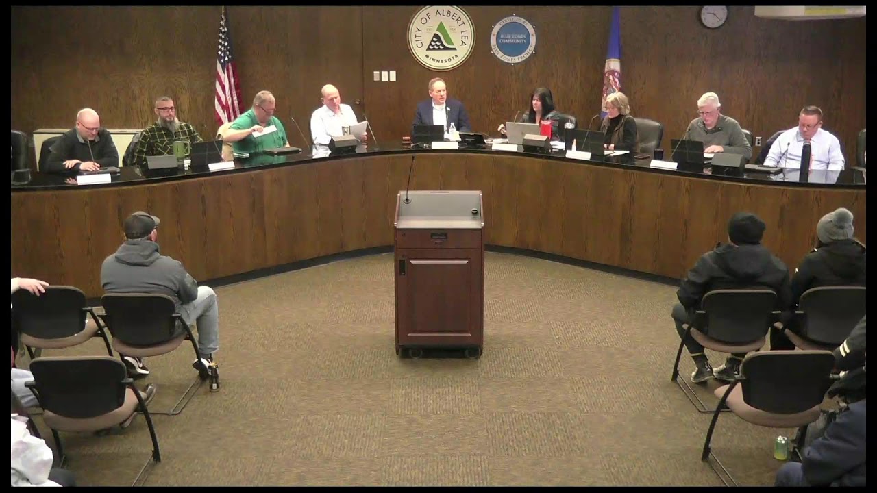 Albert Lea City Council Meeting 2-23-26