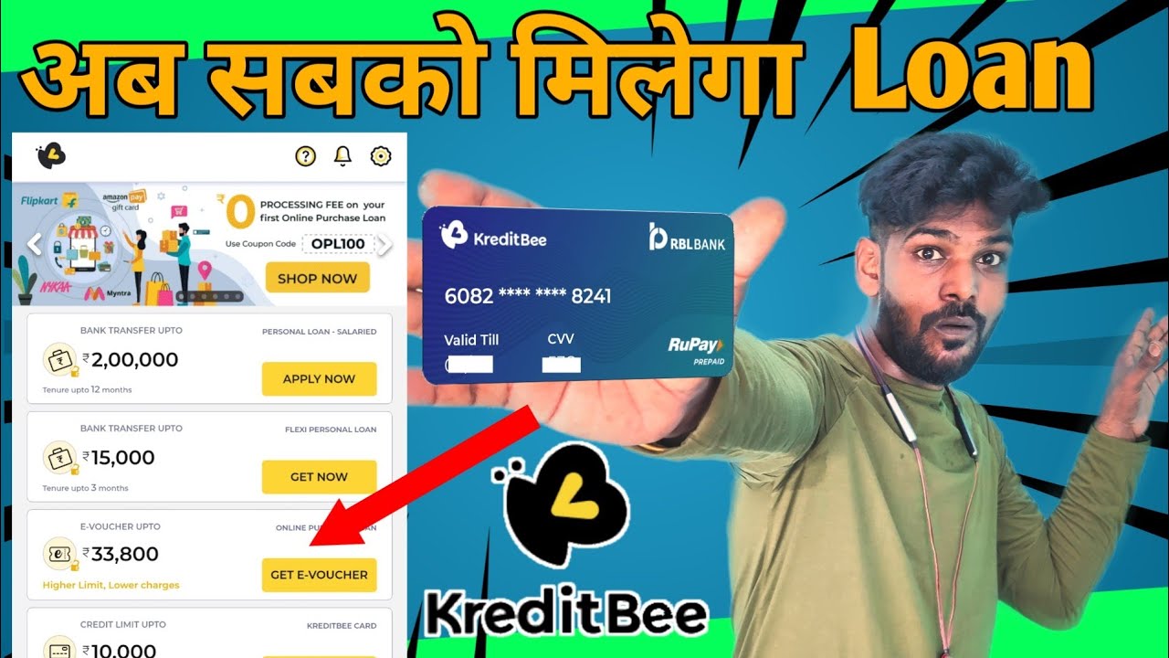 Kreditbee Loan app e-voucher to bank / dhani loan axis bank loan icici bank loan personal loans