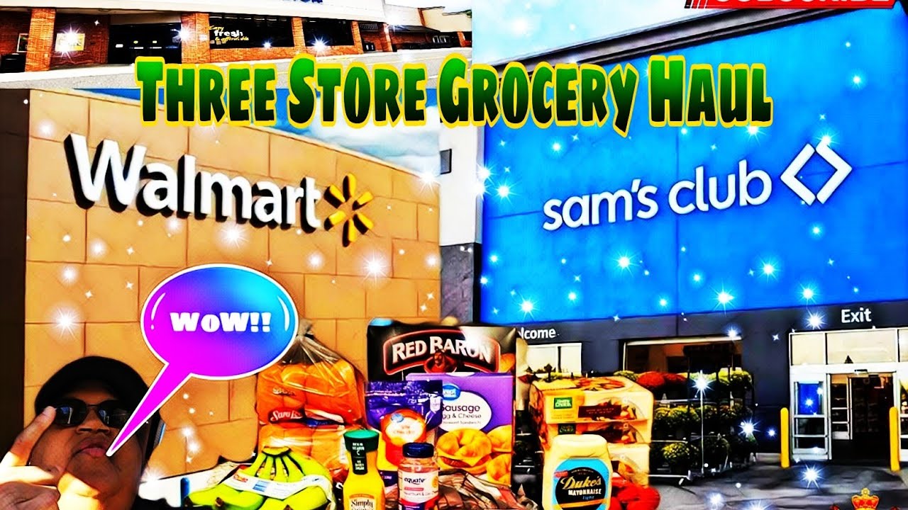 Three Store Grocery Haul 