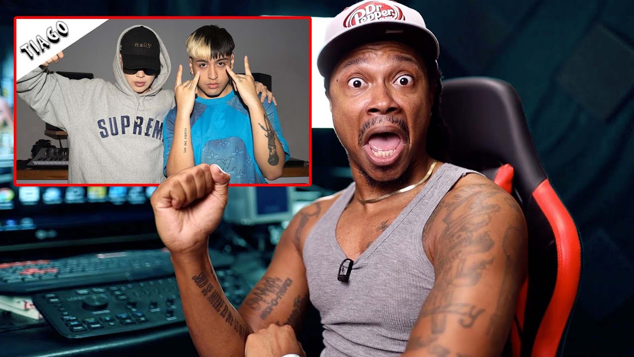TIAGO PZK || BZRP Music Sessions #48 (Quezzy The CEO - El Afroamericano Reaccionando)
