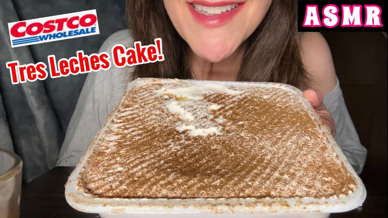 ASMR: Tres Leches CAKE..in my CLOSET 😁 | Slurps & burps! | COSTCO Tres Leches Cake (whispering)