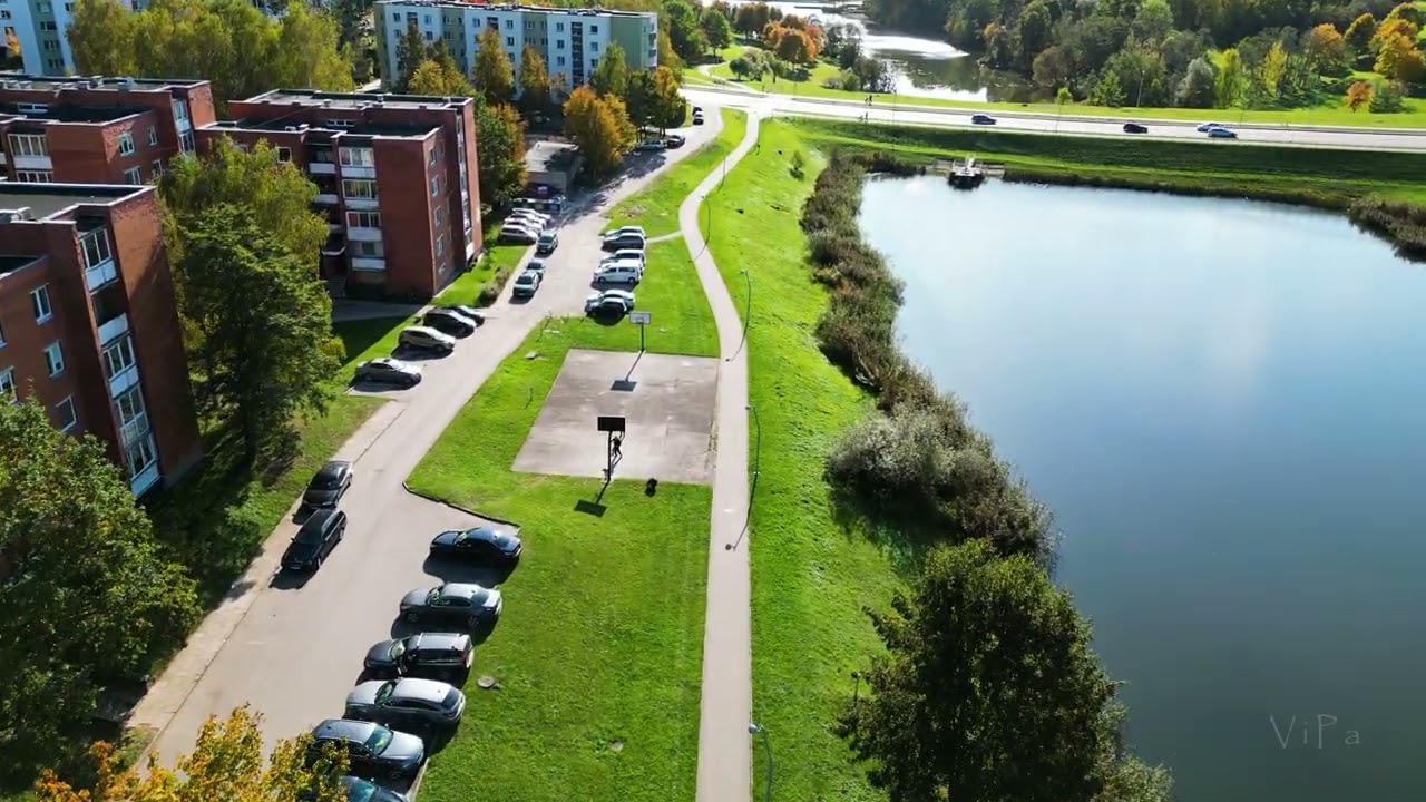Jonava. Jonavos alpakos. Juodmena Varnakos (Varnutės) slėnis. Tvenkiniai. Pakilus aukščiau (4K) 2024