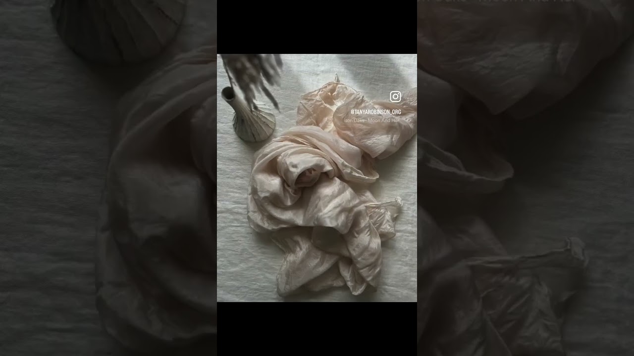 HAND-DYEING NUDE BEIGE SILK @tanyarobinson