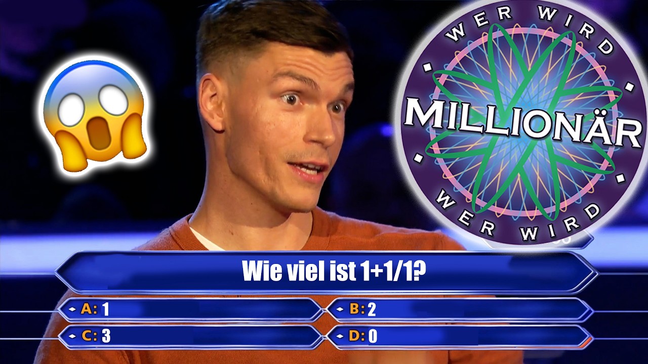 Wer wird Millionär: Die PEINLICHSTE FOLGE aller Zeiten!?