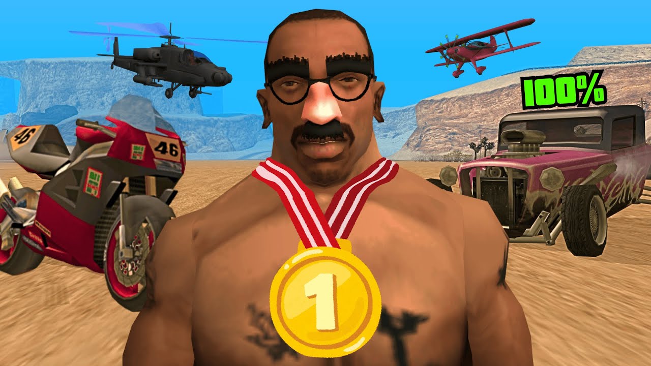 Pegando OURO em todas as ESCOLAS do GTA San Andreas