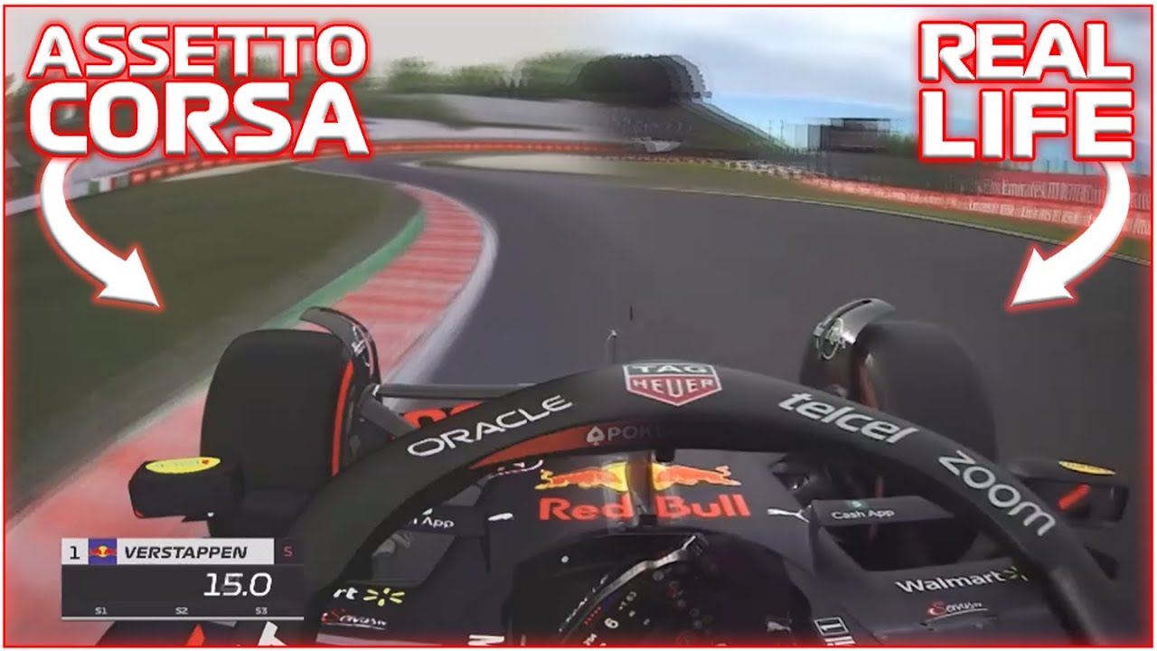 Assetto Corsa VS Real Life | 2022 Japanese Grand Prix Pole Lap