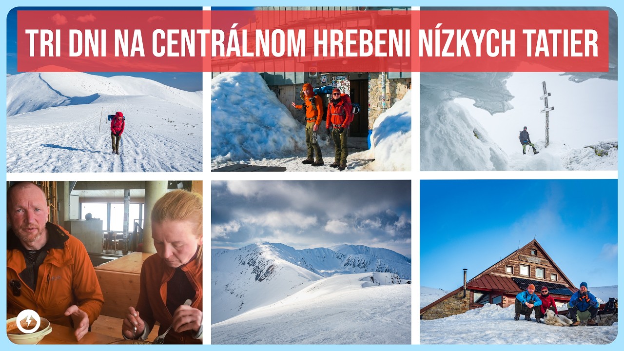 Zimný prechod centrálneho hrebeňa Nízkych Tatier