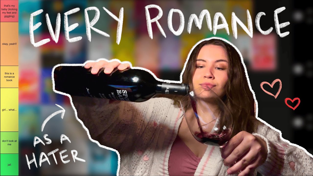 tier ranking every romance book I've ever read as a romance hater 💕