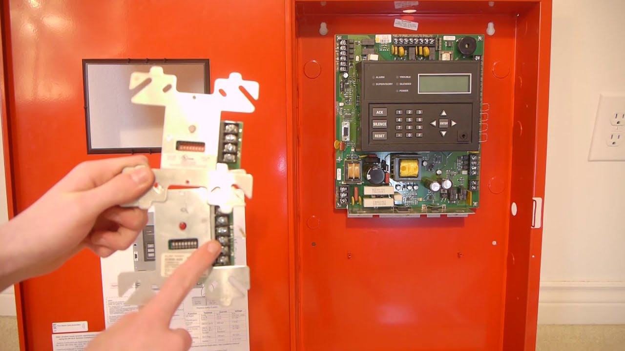 Silent Knight 5808 addressable fire alarm control panel overview