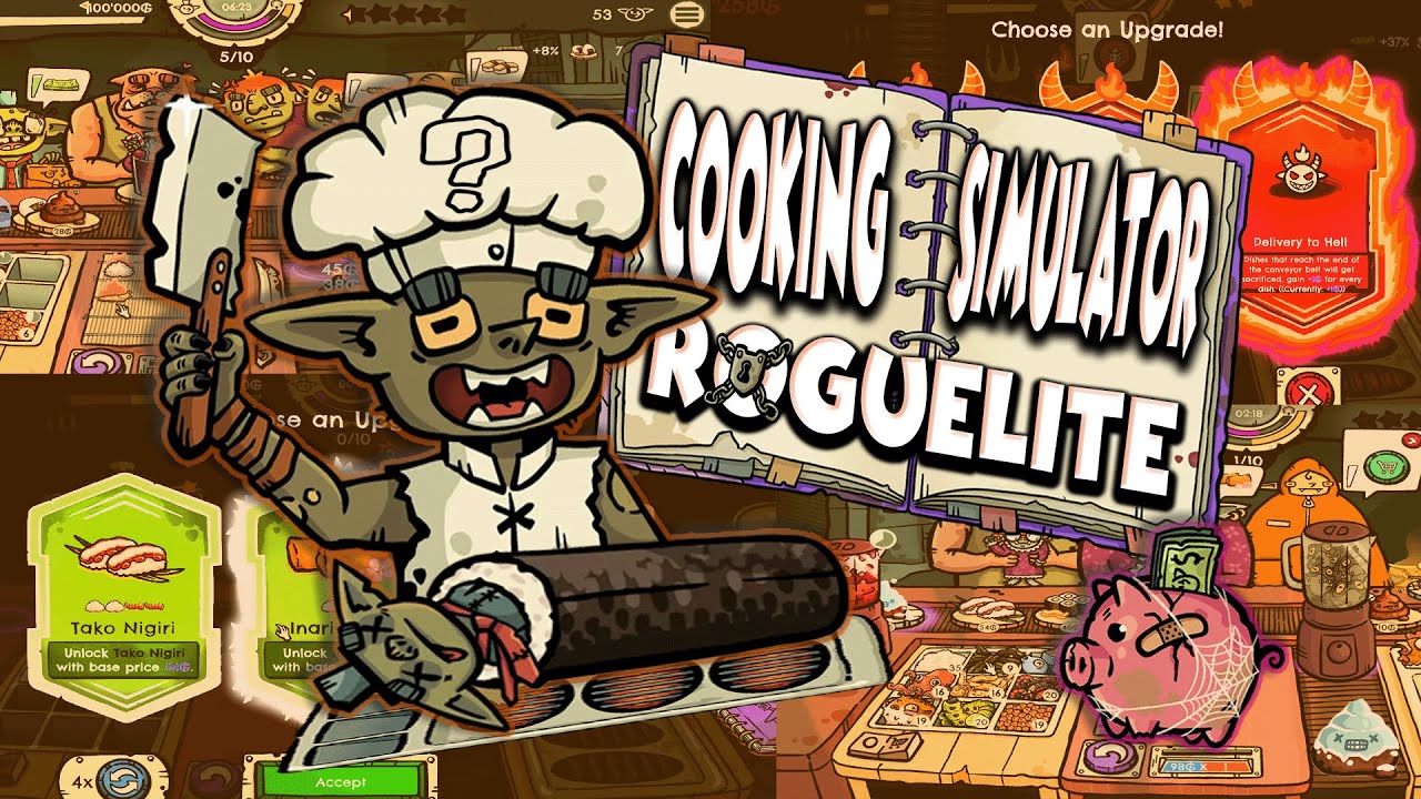 Новая игра Cooking Roguelite оказалась намного лучше, чем я ожидал! | Goblin Sushi (Победитель ро...