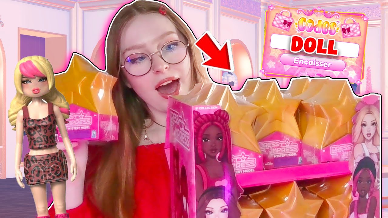 J'ouvre les FIGURINES Mystères Dress TO Impress + CONCOURS ! Roblox @Smyths Toys France