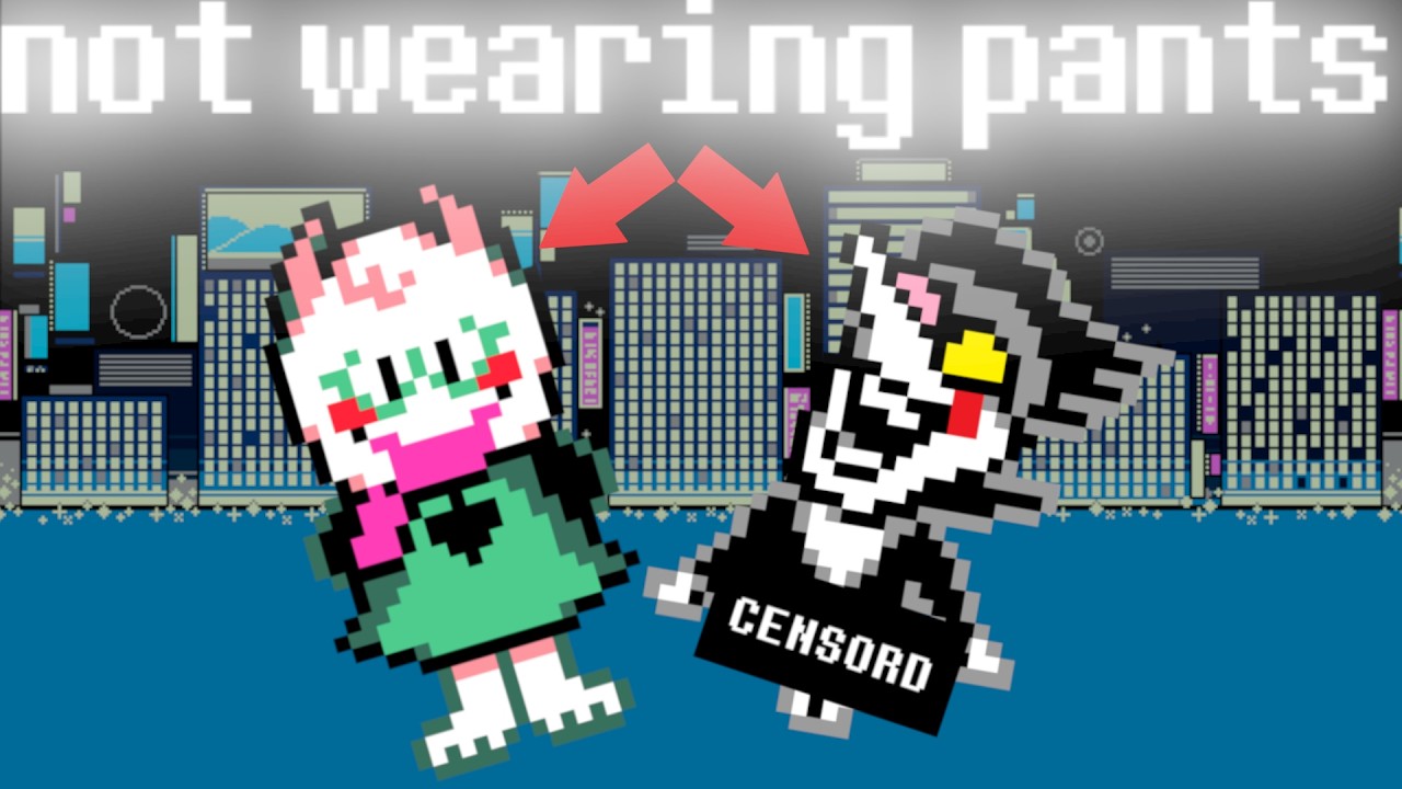 Какие персонажи DELTARUNE действительно носят одежду?