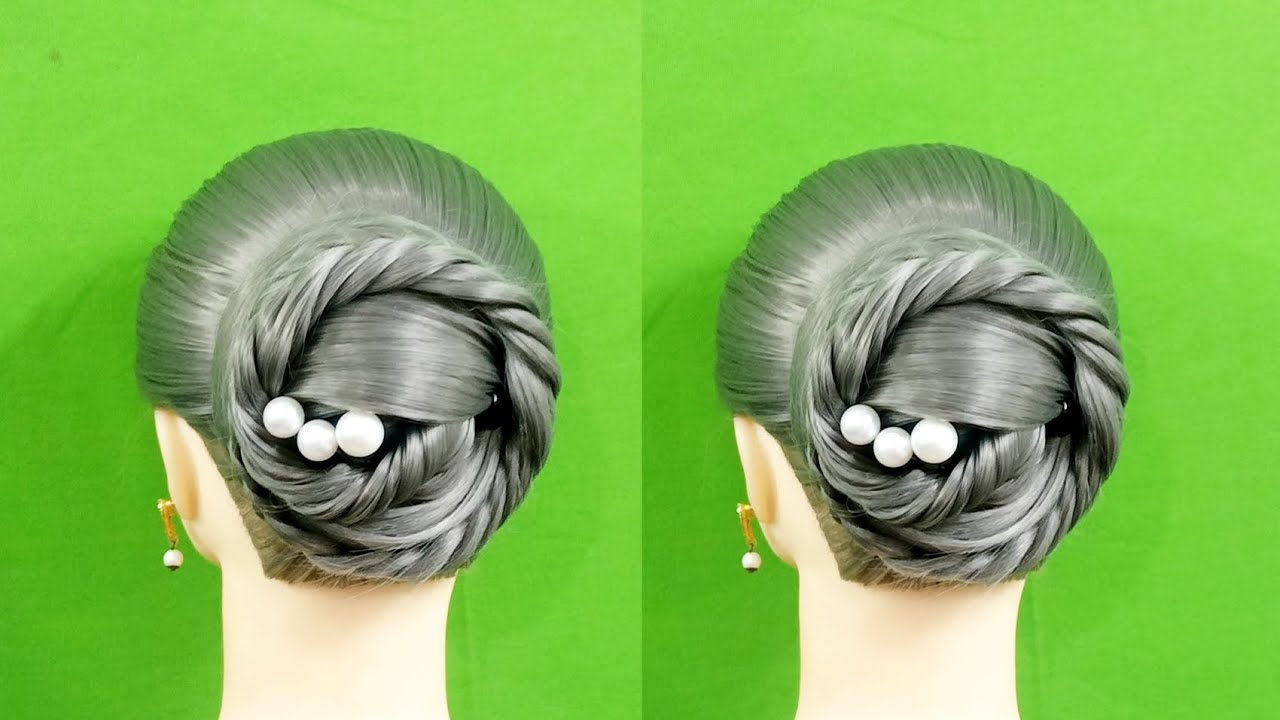 Beautiful Juda Hairstyles For Wedding |Letest Bun Hairstyle For Indian Wedding |Stylish Hairstyle.