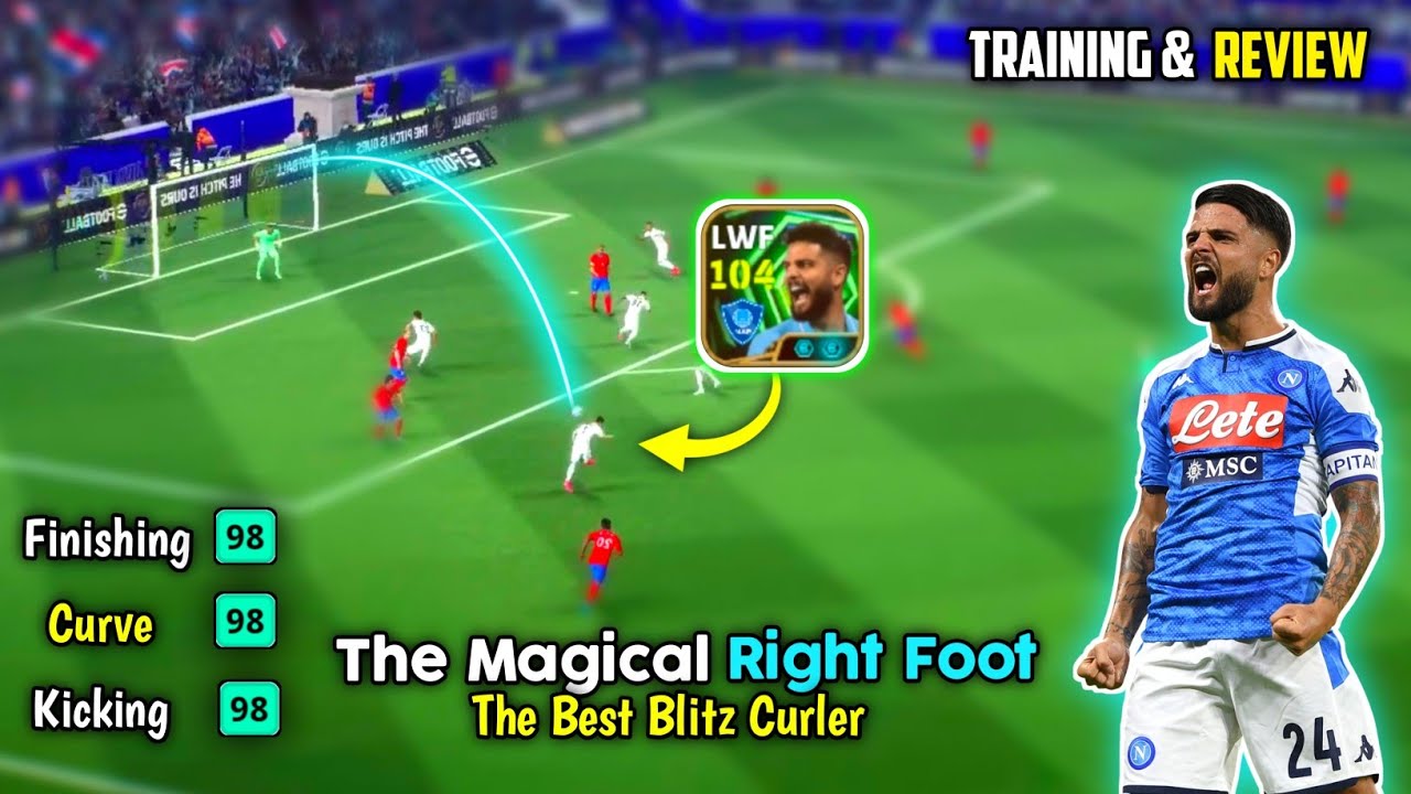 Blitz Son ❌ Blitz Insigne ✅💀🔥105 Rated Blitz Curler Lorenzo Insigne Review in eFootball 2026 Mobile🔥