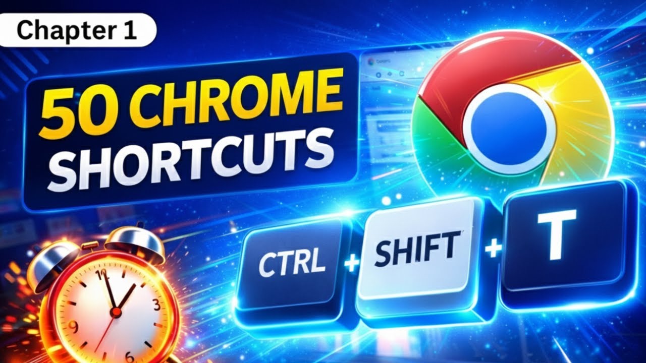 50 Chrome Shortcuts That Will Save You Hours | Chapter 1  |#LaptopTips