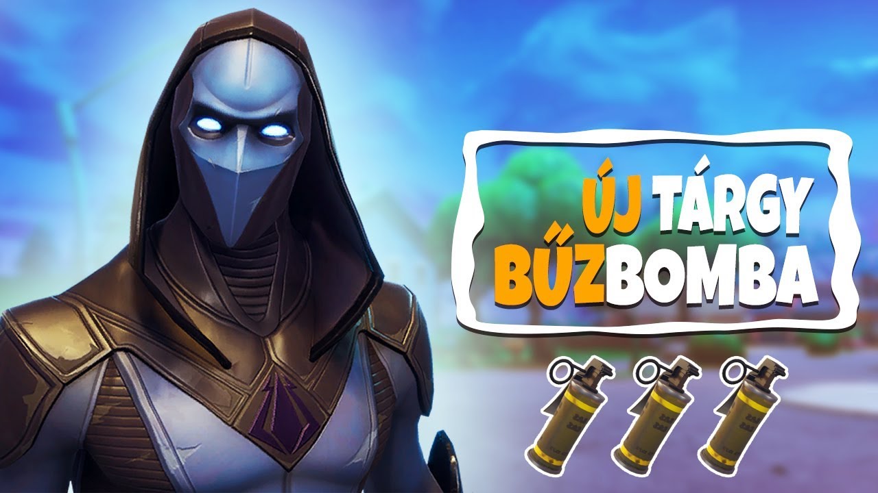 ÚJ TÁRGY! | BŰZBOMBA! | (Fortnite Battle Royale)