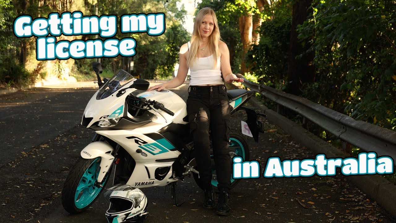 Getting my Motorbike license in Australia!