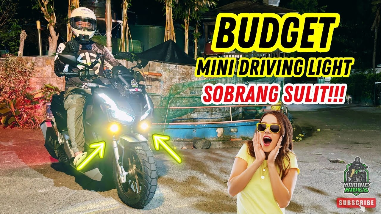 Mini Driving Light na SWAK sa BUDGET | Senlo X1 Plus Review | Honda ADV 160