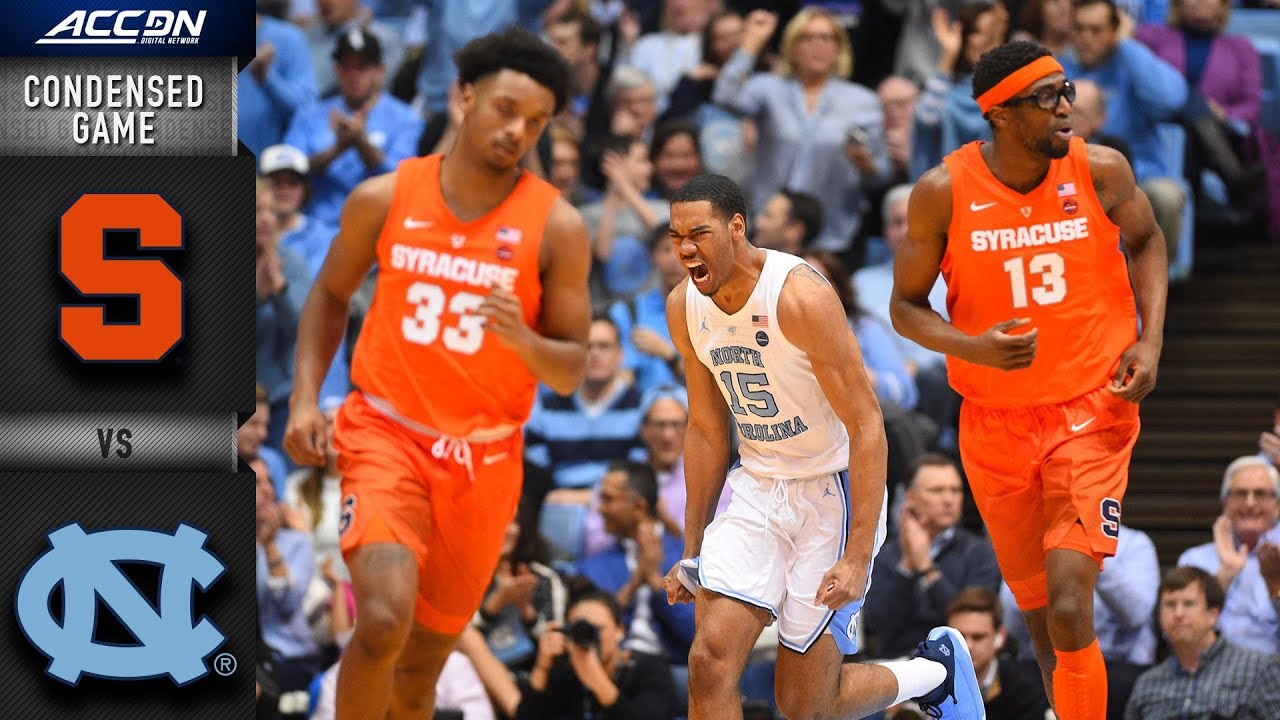 Syracuse vs. North Carolina Condensed Game | 2018-19 ACC Basketball