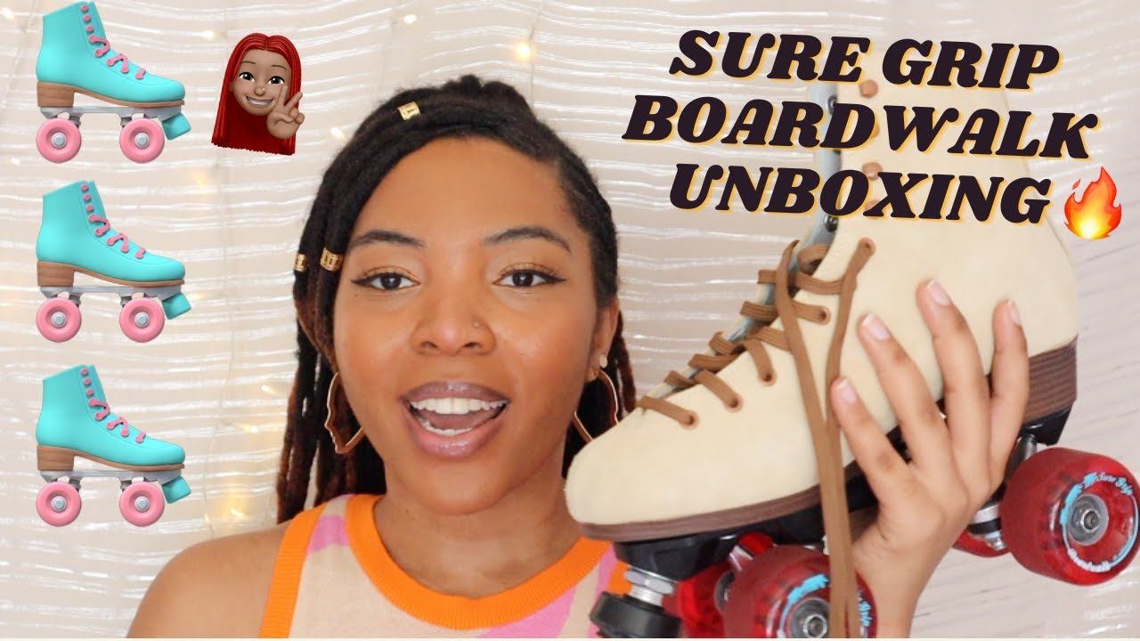 SURE GRIP BOARDWALK SKATE UNBOXING + TIPS FOR NEW SKATERS! 🛼🔥 #rollerskating #unboxing