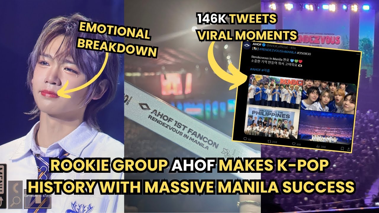 BREAKING: AHOF Manila CONCERT MASSIVE SUCCESS - ROOKIE Group Delivers Historic Performance - ROTY?