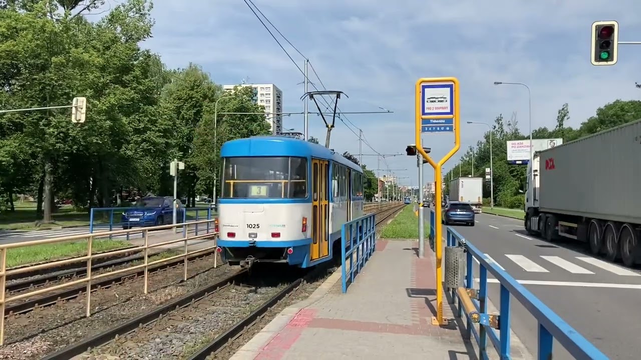 Tramvaje Tatra T3R.P v Ostravě / Tramwaje Tatra T3R.P w Ostrawie  / Trams Tatra T3R.P in Ostrava