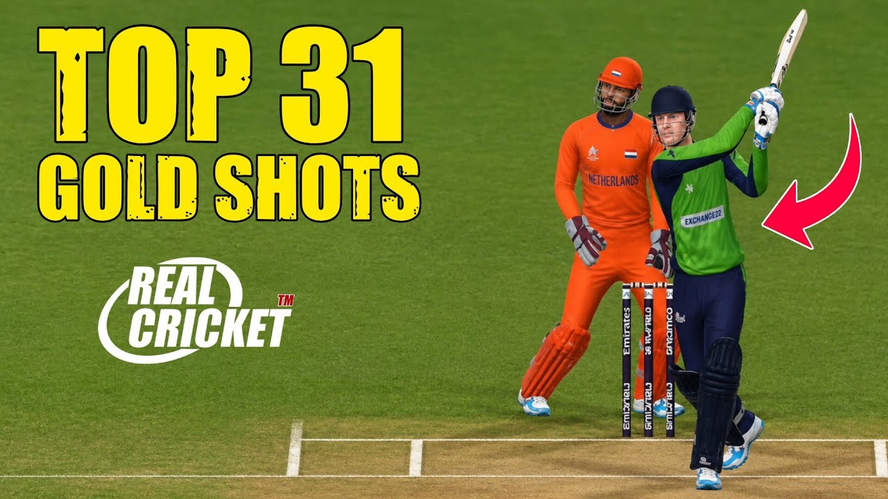 Top 30 Best Gold Shots In Rc24 || Must Buy Shots In Rc24 || Real Cricket™