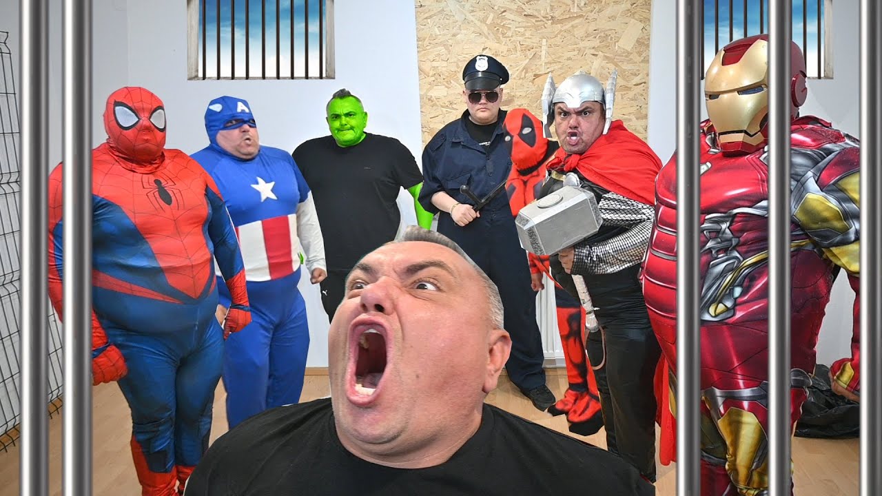 Superheroes Escape From Prison