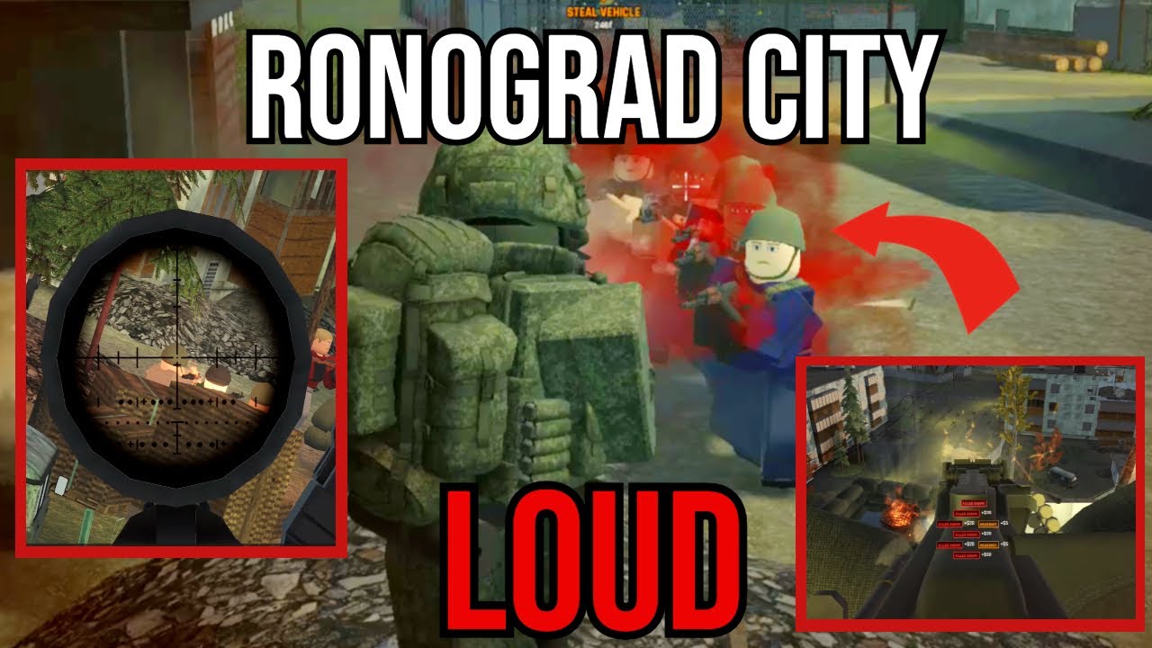 Roblox BRM5 - How to raid Ronograd City (LOUD)