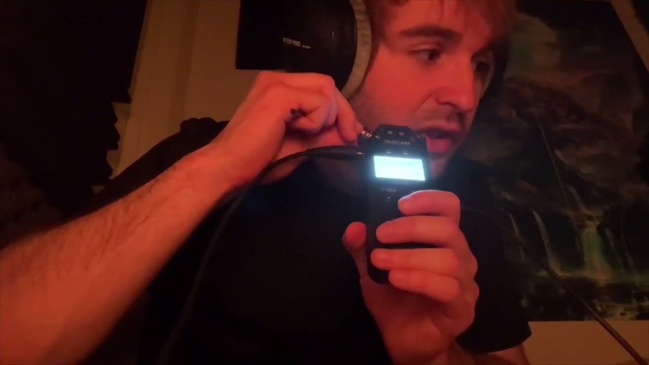 ASMR - Tascam Touching + Intense Mouth Sounds Practice Session