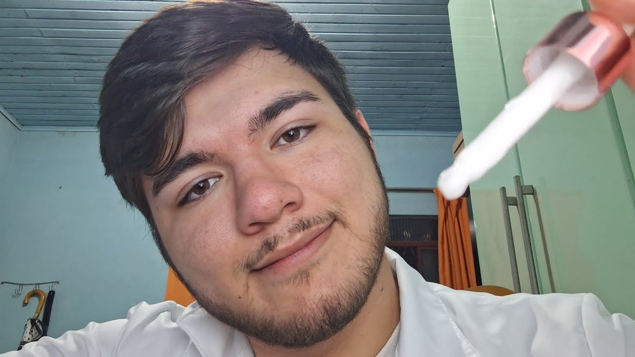 ASMR | Roleplay fazendo limpeza de pele e skincare em você na clínica do sono