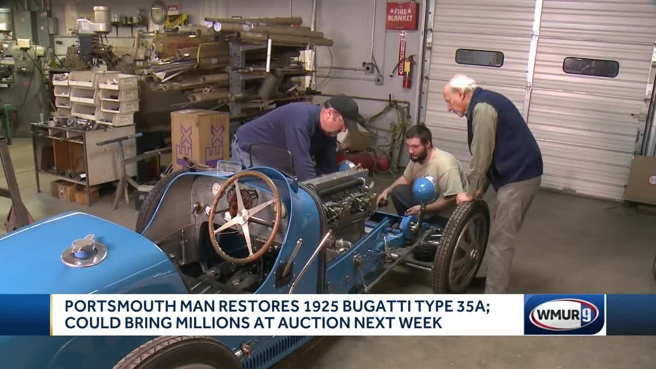 Classic Bugatti restored in Portsmouth