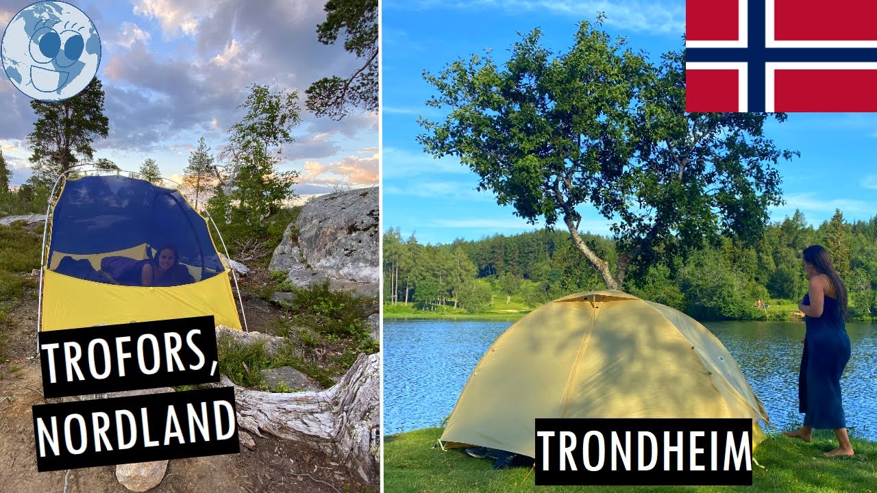 Camping TRONDHEIM and Trofors, NORDLAND | Teltplasser | Camp and Hike Norway 2021 Part 3