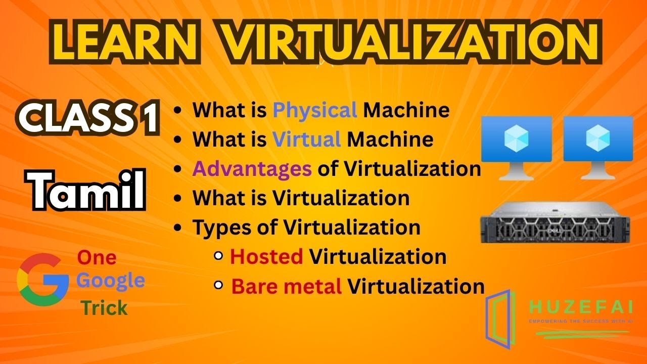 #1 Learn Virtualization in Tamil | Huzefa