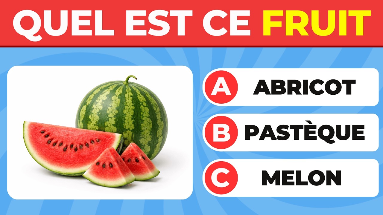 Devinez 50 Fruits En Images 🍎🍐🍊 | Seul 1% Des Gens Trouve Tout | LeCoq Quiz