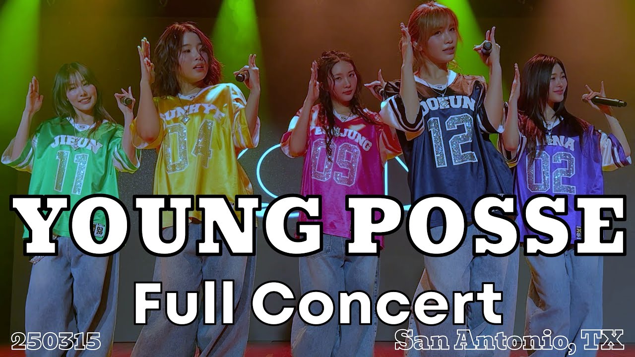 250315 영파씨 YOUNG POSSE - Full concert (27 songs) live @ Stable Hall, San Antonio, TX [4K Fancam]