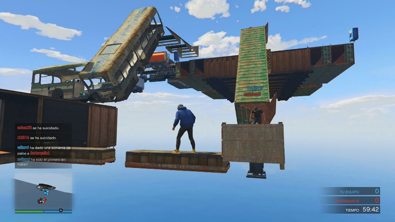 PARKOUR EXTREMO! QUE LIO!! - GTA V ONLINE