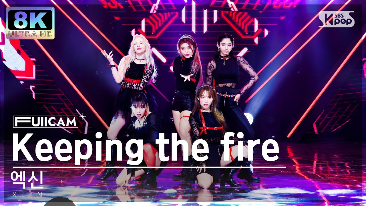 [SUPER ULTRA 8K] 엑신 'Keeping the fire' 풀캠 (X:IN FullCam) @SBS Inkigayo 230409