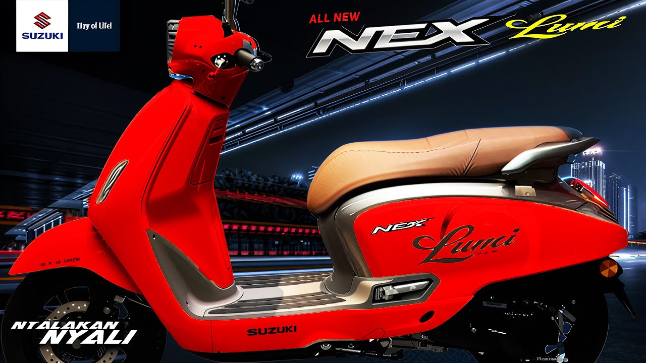 KEREN🔥 SUZUKI LUNCURKAN ALL NEW SUZUKI NEX 125 LUMI | SKUTIK RETRO BARU PESAING HONDA STYLO