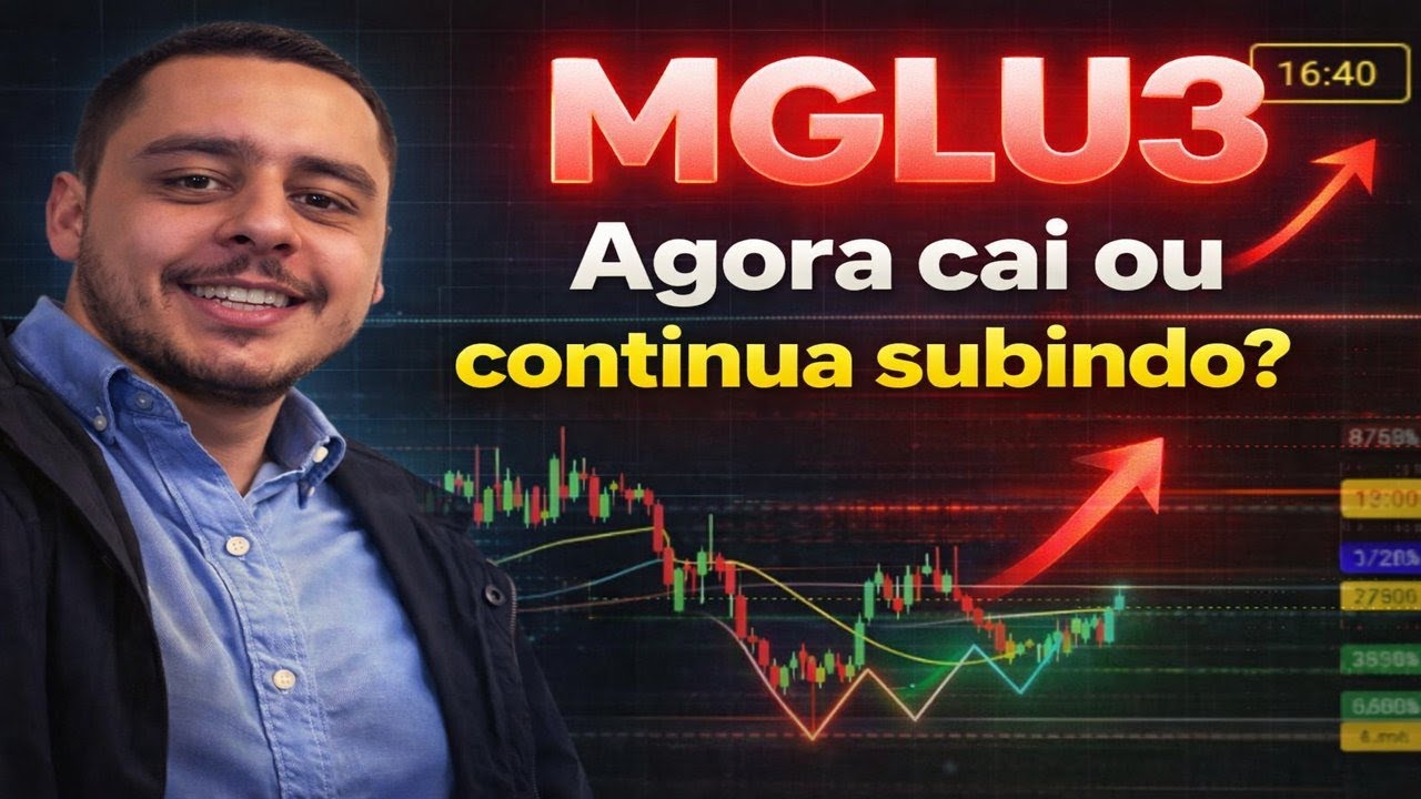 An&aacute;lise t&eacute;cnica MAGALU (MGLU3) vai corrigir ou vai disparar? Oportunidade de trade