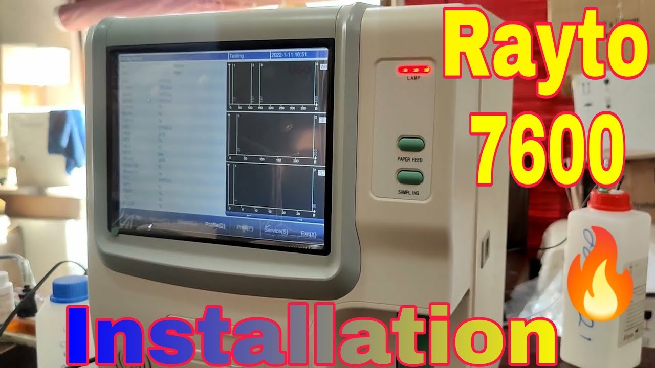 Auto Hematology Analyzer Installation - Detailed installation of Rayto Hematology Analyzer 