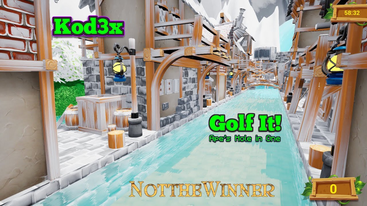 Golf It! Steam Workshop P2 - Ape's Hole in 1 The Ball Strikes Back